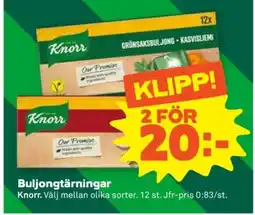 Stora Coop Buljongtärningar erbjuda