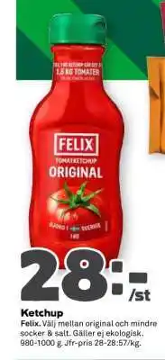 Stora Coop Ketchup erbjuda