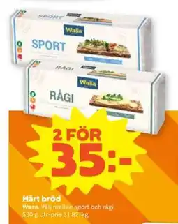 Stora Coop Hårt bröd erbjuda
