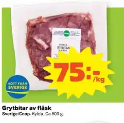 Coop Grytbitar av fläsk erbjuda
