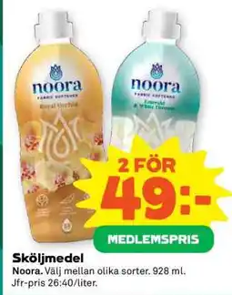 Coop Sköljmedel Noora erbjuda