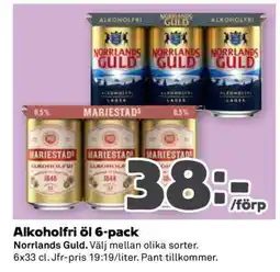 Coop ALKOHOLFRI ÖL 6-PACK erbjuda