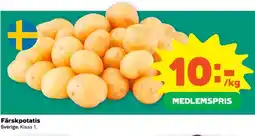 Coop Färskpotatis erbjuda