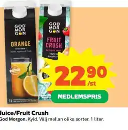Coop Juice/fruit crush erbjuda