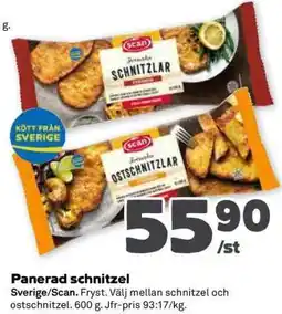 Coop PANERAD SCHNITZEL erbjuda
