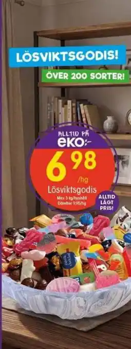 Eko lösviktsgodis