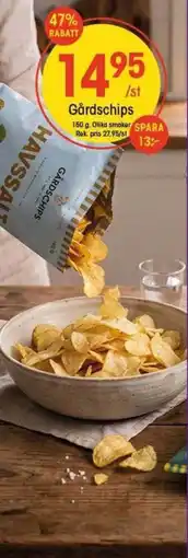 EKO Havssalt gärdschips erbjuda