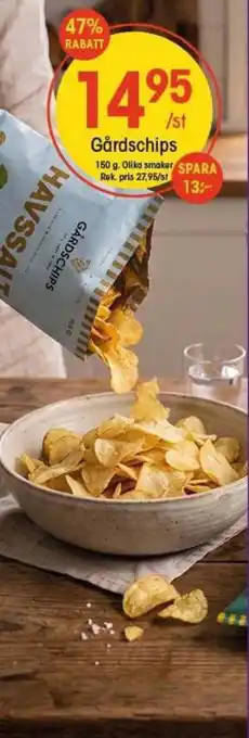 Havssalt gärdschips