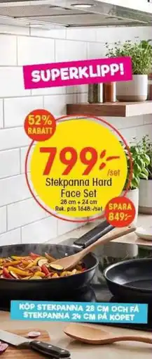 EKO Stekpanna Hard Face Set erbjuda