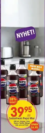 EKO Sodastream Pepsi Max erbjuda