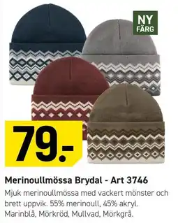 Engelsons Brydal merinoullmössa erbjuda