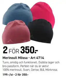 Engelsons Merinoull Mössa erbjuda