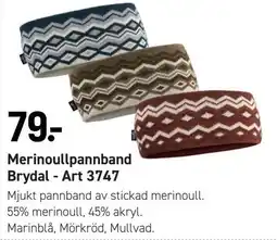 Engelsons Brydal merinoullpannband erbjuda