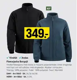 Engelsons Andas Fleecejacka Borgsjö erbjuda