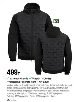 Engelsons Hybridjacka Fagersta Herr erbjuda