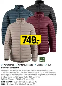 Engelsons Dunjacka Vancouver erbjuda