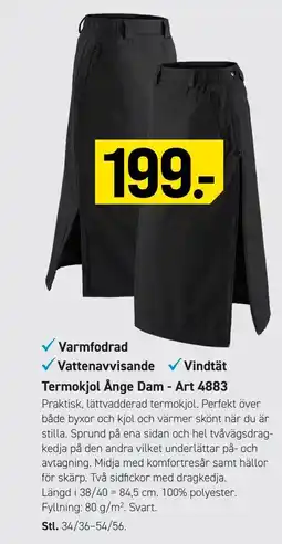 Engelsons Termokjol Ånge Dam erbjuda