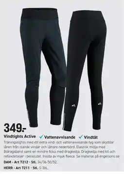 Engelsons Vindtights Active erbjuda