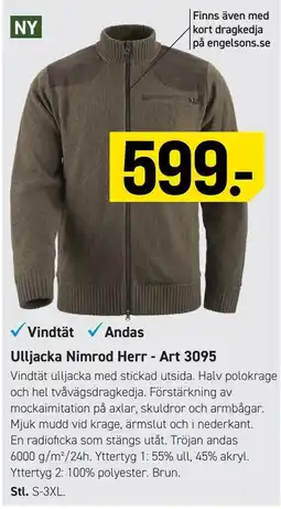 Engelsons Ulljacka Nimrod Herr erbjuda