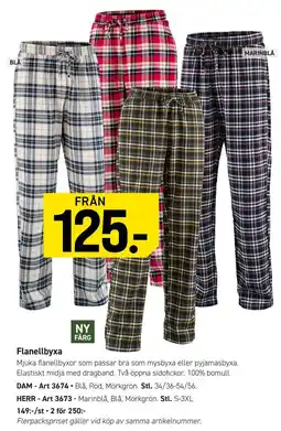 Engelsons Flanellbyxa erbjuda