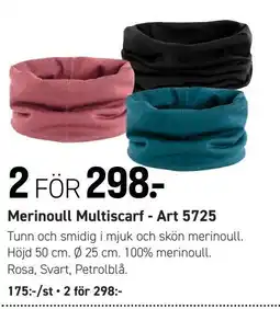 Engelsons Merinoull Multiscarf erbjuda