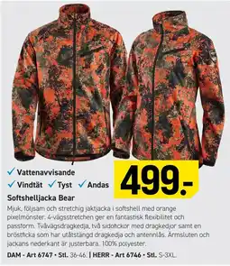 Engelsons Bear Softshelljacka erbjuda