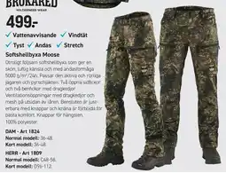 Engelsons Brukared softshellbyxa moose erbjuda