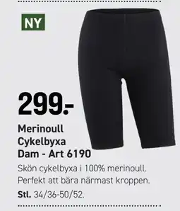 Engelsons Merinoull Cykelbyxa Dam erbjuda