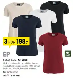 Engelsons Ep t-shirt dam -Art 7000 erbjuda