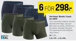 Engelsons Herrboxer Bambu 3-pack erbjuda