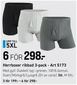 Engelsons Herrboxer ribbad 3-pack erbjuda