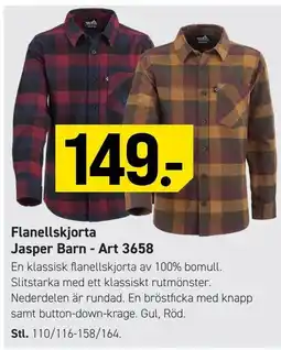 Engelsons Jasper Barn Flanellskjorta erbjuda