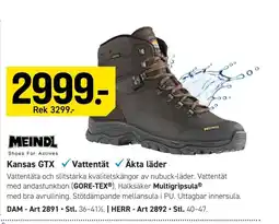 Engelsons Meindl kansas gtx erbjuda