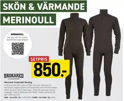 Engelsons Brokared merinoull underställ hunting erbjuda