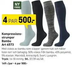 Engelsons Bambu Kompressions-strumpor erbjuda