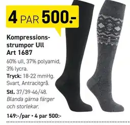Engelsons Kompresjonsstrumpor Ull erbjuda