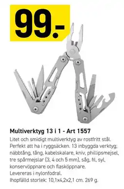 Engelsons Multiverktyg 13 i 1 erbjuda