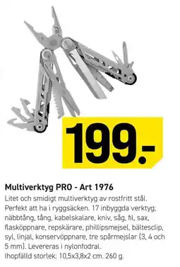 Engelsons Multiverktyg pro erbjuda