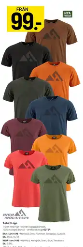 Engelsons High Mountain T-shirt Logo erbjuda