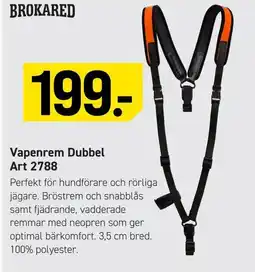 Engelsons Brokared vapenrem dubbel erbjuda