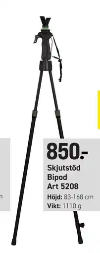 Engelsons Skjutstöd Bipod Art 5208 erbjuda