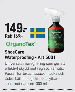 Engelsons OrganoTex ShoeCare Waterproofing erbjuda