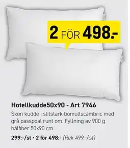 Engelsons Hotellkudde 50x90 - Art 7946 erbjuda