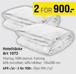 Engelsons Hotelltäcke Art 1072 erbjuda
