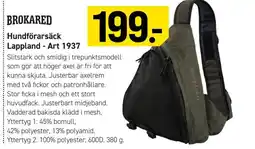 Engelsons Brokared hundförarsäck erbjuda