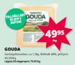 Tempo Gouda erbjuda