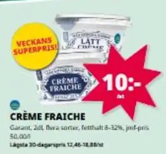 Garant crème fraiche