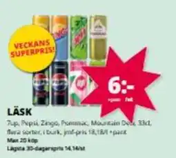 Tempo Läsk erbjuda