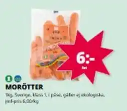 Tempo Morötter erbjuda