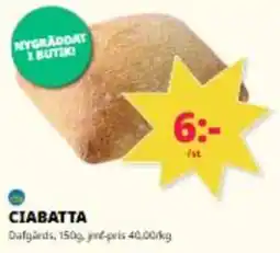 Tempo Ciabatta erbjuda